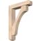 Ekena Millwork Legacy Craftsman Smooth Bracket w/ Offset Brace, Douglas Fir, 5 1/2"W x 24"D x 32"H BKT0604X24X32LEC04SDF - alternate 1